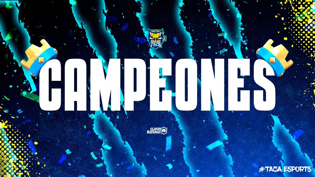 🏆𝑪𝑨𝑴𝑷𝑬𝑶𝑵𝑬𝑺!
FIN DEL PARTIDO!! Nos llevamos el campeonato de la <a href="/BlackLeague01/">Black League</a> a casa con un muy buen rendimiento dominado el encuentro. DALE TAZA!! GG al rival.

🆚 <a href="/EsportsTakana/">Takana Esports</a>
✅ 3️⃣-1

🎨| @DesingDiego_

#GoTazaeSports #Clasroyale