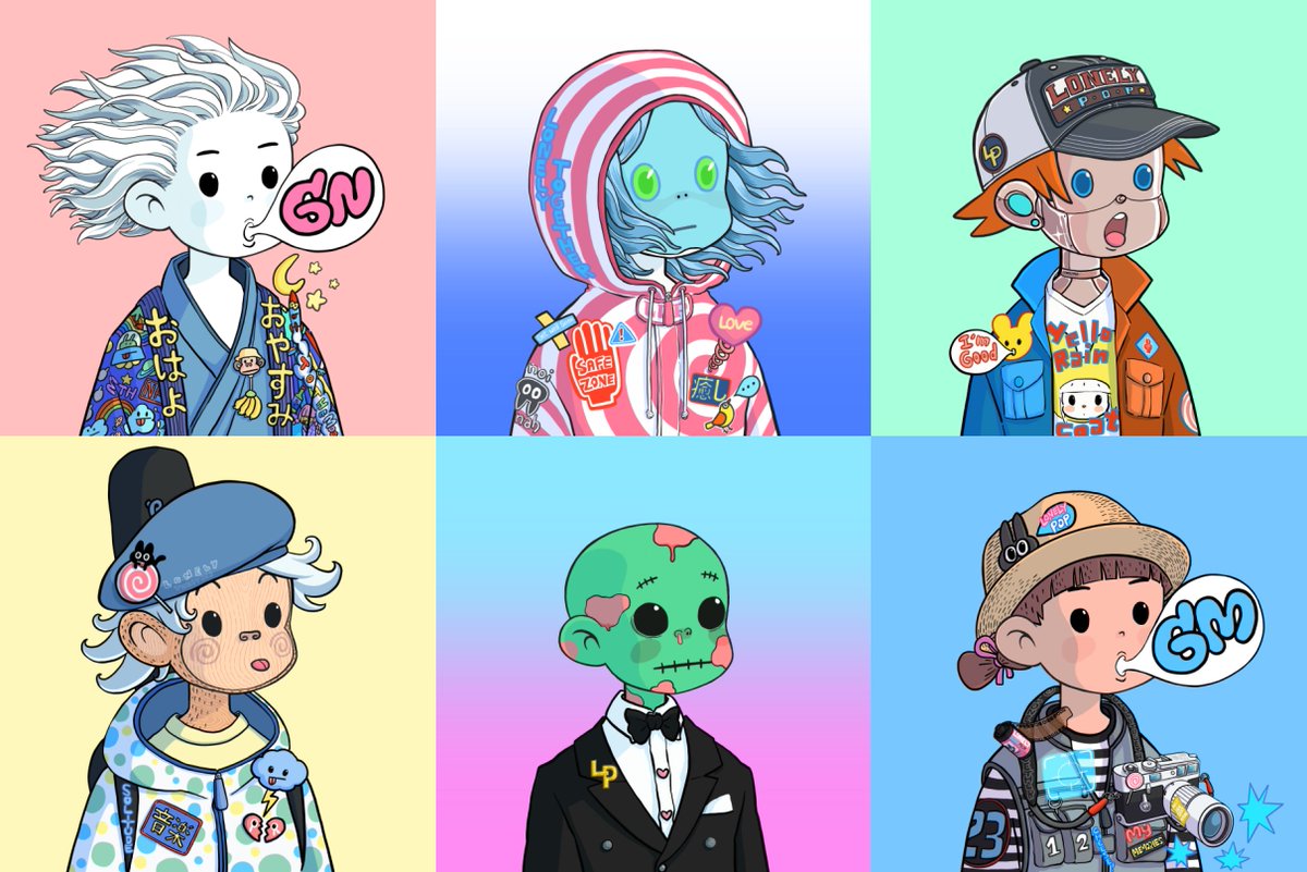 Each LonelyPop has been created to represent a unique persona, and relate to a unique individual's journey. 🍭

There is much that hasn't been revealed yet, but these are some of the "forms" that will be revealed to our LonelyPop Family soon! 👀

Can you guess their names? 🤫
