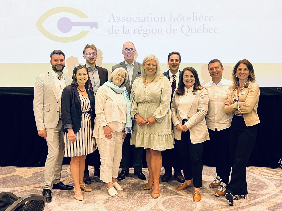 Assemblée générale annuelle 2022 de l’Association hôtelière de la région de Québec! 

Merci aux élus, aux acteurs touristiques de Québec et aux 150 personnes présentes qui ont su faire de cet événement post-pandémique un franc succès!
<a href="/jyduclos/">Jean-Yves Duclos</a> <a href="/villequebec/">Ville de Québec</a> <a href="/tourisme_quebec/">Tourisme Qc</a>