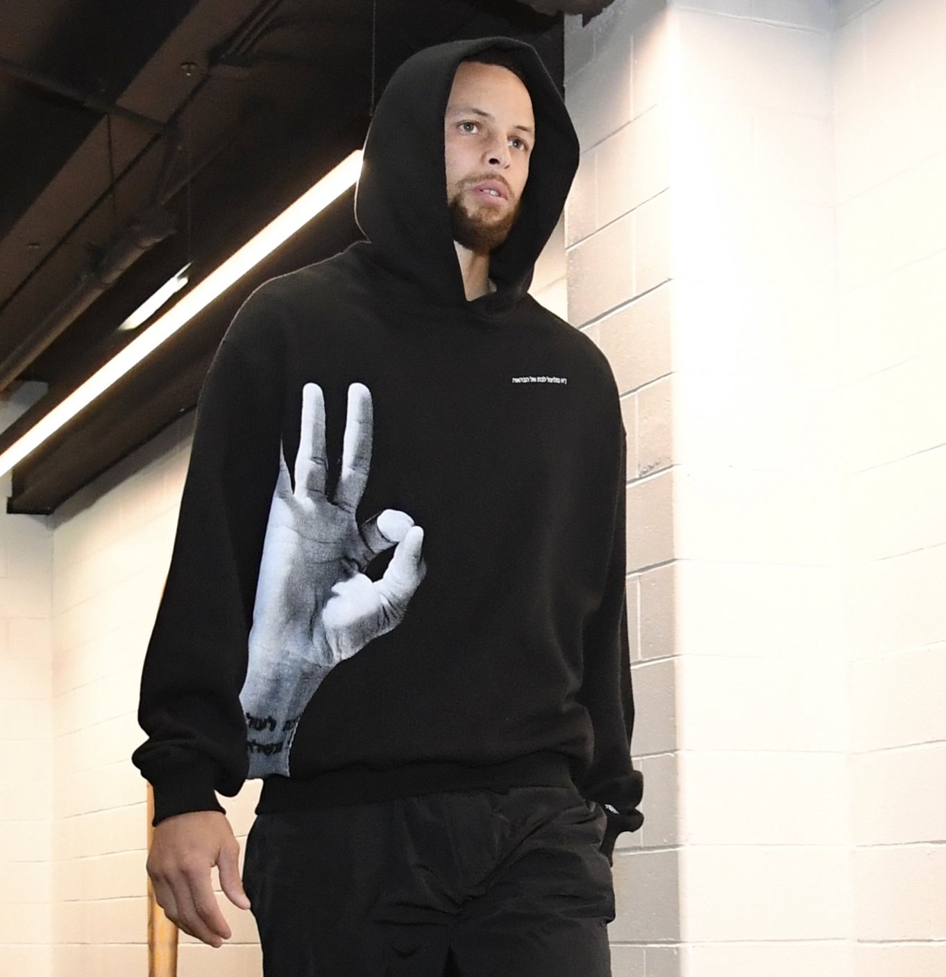 Nick DePaula on X: Stephen Curry arrived tonight in a custom “2974”  varsity jacket by Trophy Hunting. “I never wanted to call myself the  greatest shooter until I got this record. I'm