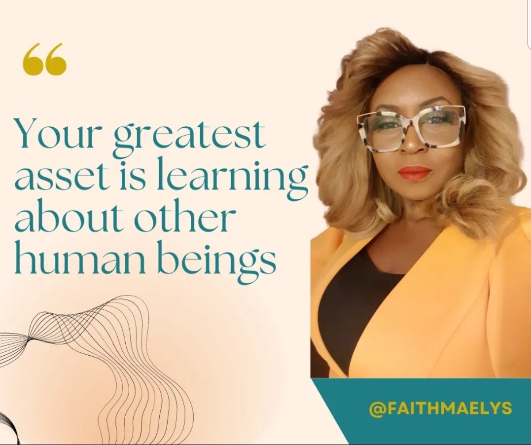FaithMaelys's tweet photo. Learn about other people, learn the values of your workplace, learn what made other people succeed. Never restrict yourself to your own clusters. Creativity comes from learning different ways of doing things. To succeed you will have to be culturally intelligent.

#belonging https://t.co/skTXAJk2uZ