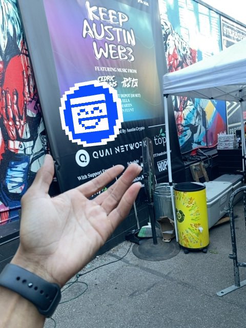 Web3Texas's tweet photo. At @ATXDAO giving out my contact using WebAR again. using my favorite/classic @masknetwork 3D Voxel rigged to redirect upon click. Linked to called my phone number. What’s a business card when you have $MASK #consensus2022

@MODA_DAO @QuaiNetwork @Zyfty_io https://t.co/tNor0p4F3s