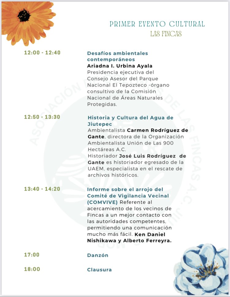 AriadnaUA's tweet photo. Nos vemos este domingo para seguir en la reflexión y aprendizaje colectivo ! En #Jiutepec #LasFincas 👇🏽 https://t.co/guRtgtuKV5