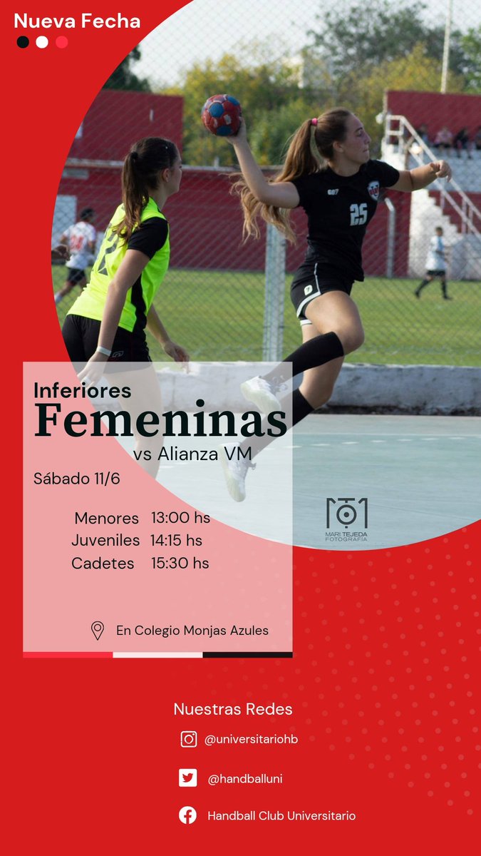 HandballUni's tweet photo. ¡Finde de inferiores! https://t.co/hSyBtYSZuG