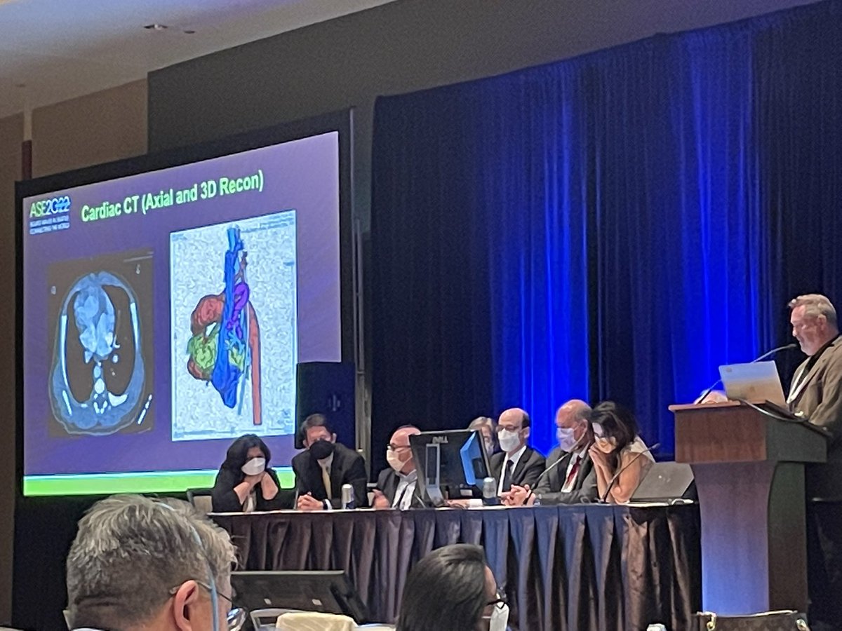 An incredible panel of CHD experts just having casual conversations about DORV DILV ToF Truncus…and a partridge in a pear tree. Registration pays for itself just to listen to them talk. @ASE360  #IAmEchoNerd #ASE2022 #SeeYouInSeattle #echofirst #CardiaKids #WomenInEcho
