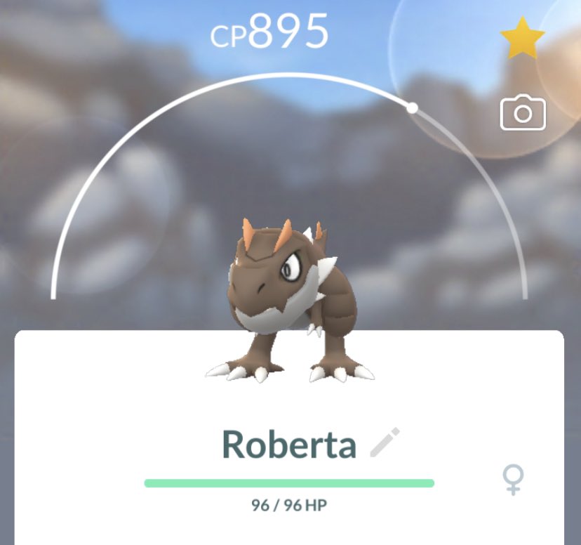 CaliHuntGAC's tweet photo. I wasn’t sure what to call my Tyrunt, so I looked up if the T-Rex in Jurassic Park had a nickname. I was not disappointed.
#JurassicPark #PokemonGO #tyrunt #PokemonGOAdventureWeek https://t.co/beZO3NHOz3