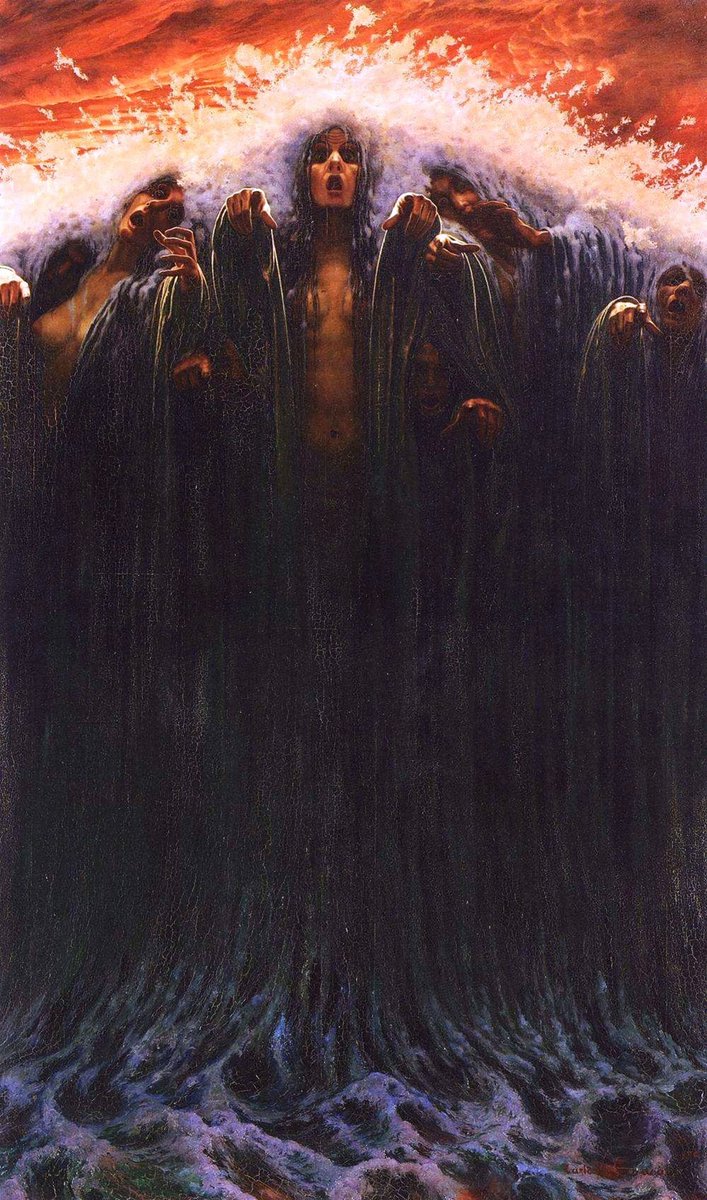 The Wave by Carlos Schwabe, 1907