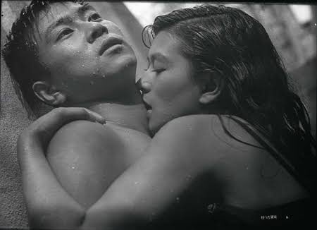 『狂った果実』（1956年）

夏の逗子海岸、弟の春次は初恋の女性 恵梨を兄 夏久に奪われ、彼女も夏久の肉体に惹かれていく。
総ての経緯を知った春次は、早朝出し抜いてヨットに乗った2人を、憑かれたようにモーターボートで追い回す。
原作は石原慎太郎の同名小説。主演は弟 石原裕次郎。