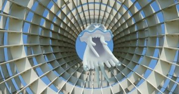 ポケモンgoスナップショット 山口県の公園にあるアート作品が凄くイメージ通りのリアル ウルトラホール ポケブラリー