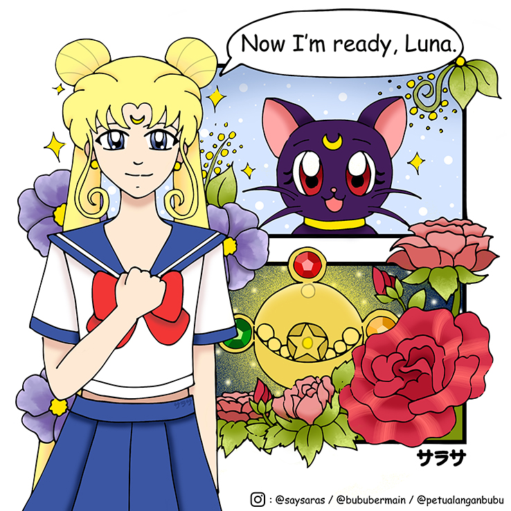 The Awakening🌙💖✨

#SailormoonFanArt #CodeNameSailorV #SailorMoon #Art #Artist #Artistontwitter #illustration #illustrator #SailorMoonEternal #女の子 #おんなのこ #少女漫画 #かわいい #アニメ  #子供