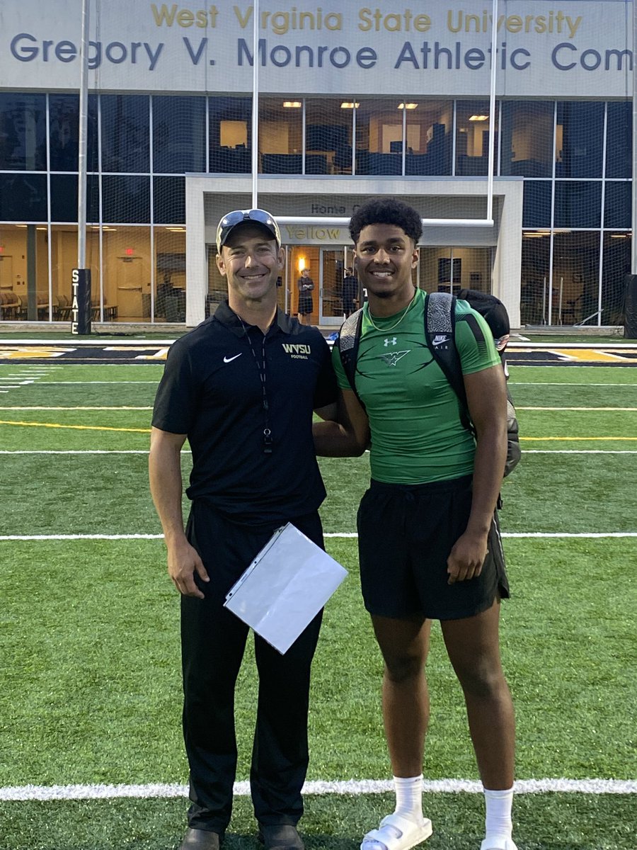 Hayden (@haydenhinkle8) on Twitter photo After an amazing camp at <a href="/WvsuFootball/">WVSU Football</a>, I’m blessed to receive my first offer to play at the next level🟡⚫️! <a href="/CoachPenn/">John Pennington</a> <a href="/winfieldhsfb/">Winfield HS Football</a> After an amazing camp at <a href="/WvsuFootball/">WVSU Football</a>, I’m blessed to receive my first offer to play at the next level🟡⚫️! <a href="/CoachPenn/">John Pennington</a> <a href="/winfieldhsfb/">Winfield HS Football</a>