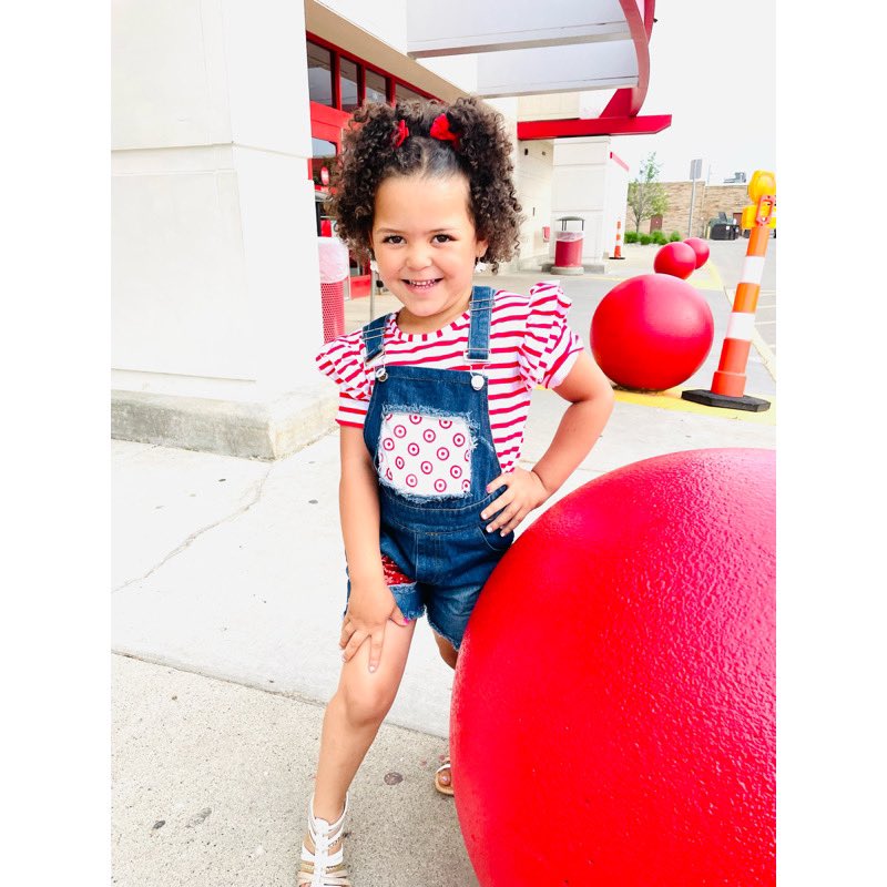 VsSullivan's tweet image. She @Target obsessed just like her momma! ❤️ I was pregnant with her when I started my Target career so Its pretty much in her DNA 🥰
