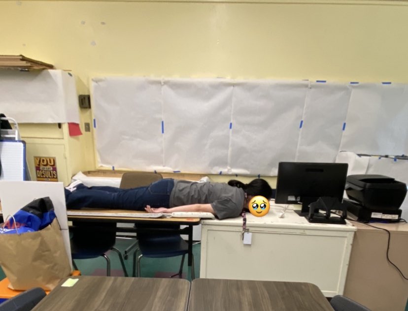 msbonkinator's tweet photo. My first year teaching done and this is exactly how I feel. I have a lot of reflecting to do, but for right now, the first thing on my to do list is NAP https://t.co/GE8bfR9SPW