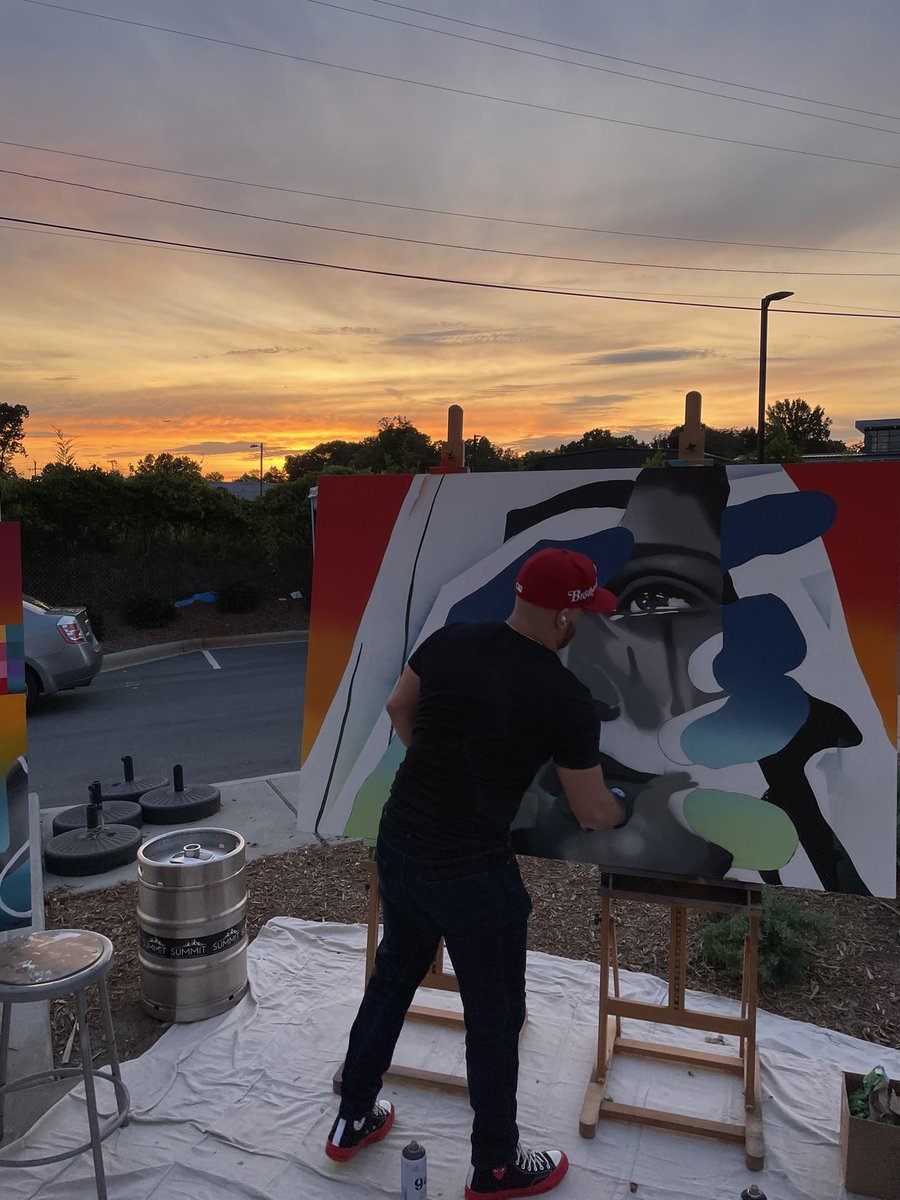 Art + sunsets