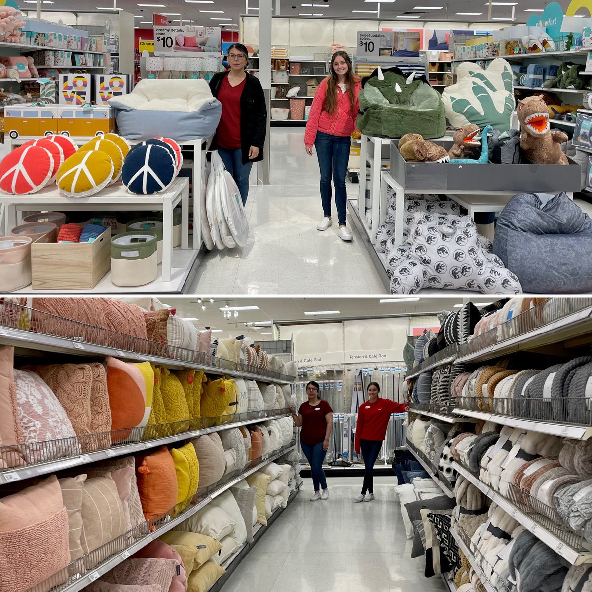 Had the best time training these 2 ladies😁 💕Love it when I can learn as well, as these ladies have so much natural instinct and talent⭐️ No doubt they will be huge assets and really be so impactful throughout their stores #visualmerchandiser #Target #trainees