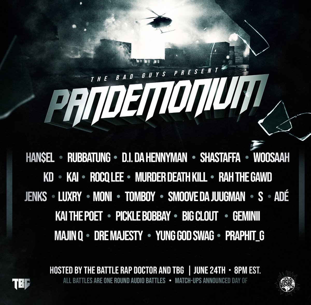 LETS TURN THIS MF UP‼️‼️‼️

<a href="/BattleRapBum/">bum</a> It’s time‼️

#TBG
#PANDEMONIUM