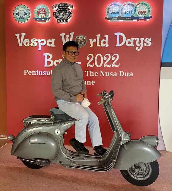 cakimiNOW's tweet photo. Pagi boss.
#vespaworlddays2022 https://t.co/bplGKX23vk