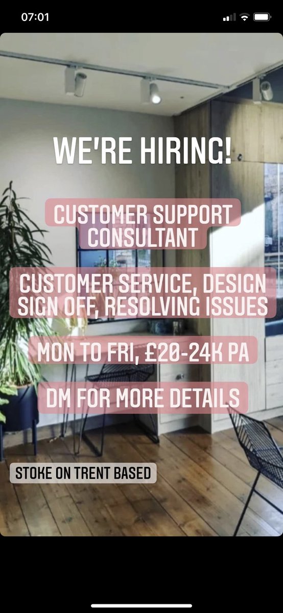jemima379's tweet photo. Looking for a new challenge? I’m adding to my team. We are a small but rapidly growing local business. Message me if you’re interested! https://t.co/TFZea2sKcs