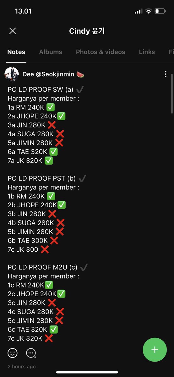 seokjinmin__'s tweet photo. [UPDATE GOTJJNOONA] PO BTS LD PROOF M2U PST SW, sisa Namseok , Tae sw m2u, JK sw. Udah dibeli SW PST M2Uz
✅Ada GO
✅bersih INA
📍JKT
#bts #BTSProof #BTSLD #Soundwave #powerstation #m2u https://t.co/V9XtyaBHQJ
