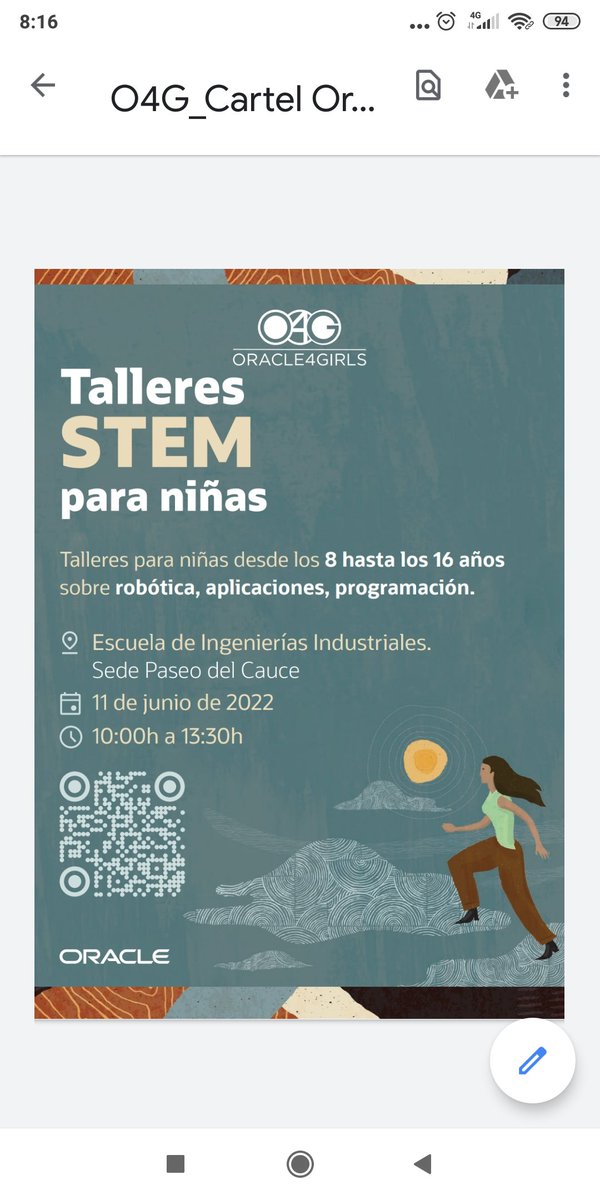EiiUVa's tweet photo. Hoy día de STEM en femenino en @EiiUVa de @UVa_es. Atentos, recepción de participantes a las 10 en el vestíbulo de la Escuela (Paseo del Cauce, 59). Gracias @oracle_es @GeNextVal @ACYLAC por contar con nosotros. https://t.co/Yk5s2zOYfe