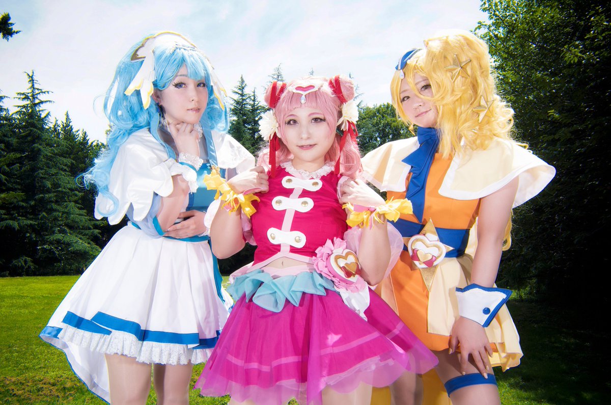 実物撮影 HUGっとプリキュア キュアエトワール コスプレ衣装