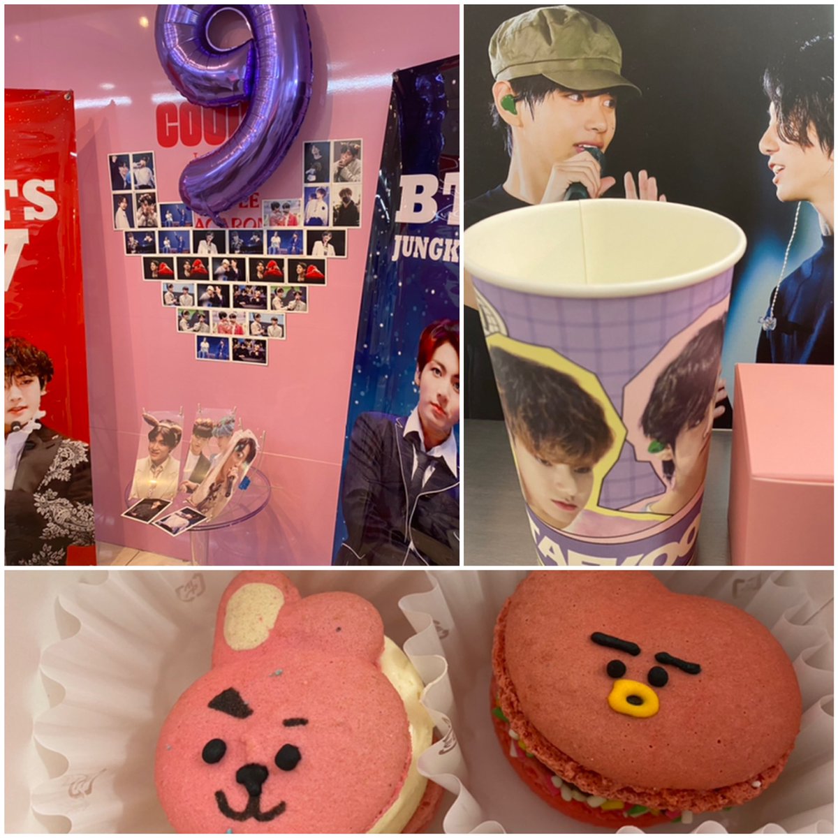 <a href="/Soulmate_KookV/">SOULMATE</a> 様
<a href="/soulmatekv_JP/">SOULMATE_JP</a> 様

ソウルメイトさんのイベントに行って来ました！素敵なポスター、可愛いカップホルダーとマカロンで幸せです。有難うございました🐻🐰💕💕