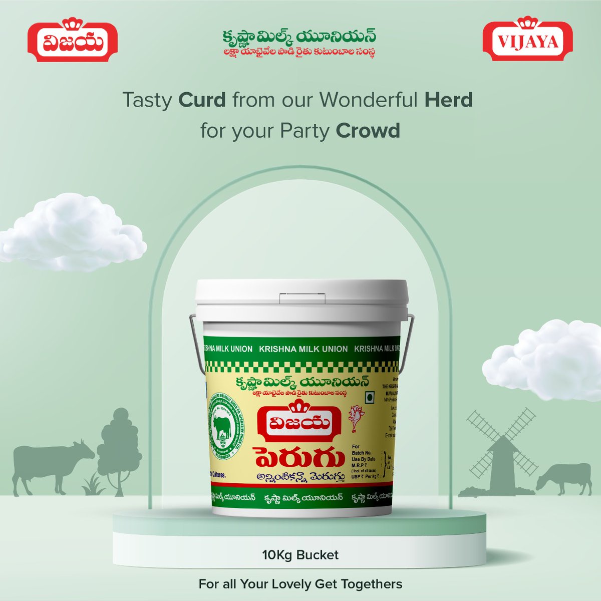 vijayadairy's tweet photo. Have a spoonful of goodness every day and make your meals special with thick and tasty Vijaya curd.
vijayadairy #vijayawadacity #curd #freshcurd #creamy #delicious #tasty #milk #milkproducts https://t.co/rAKnnAo6Ge