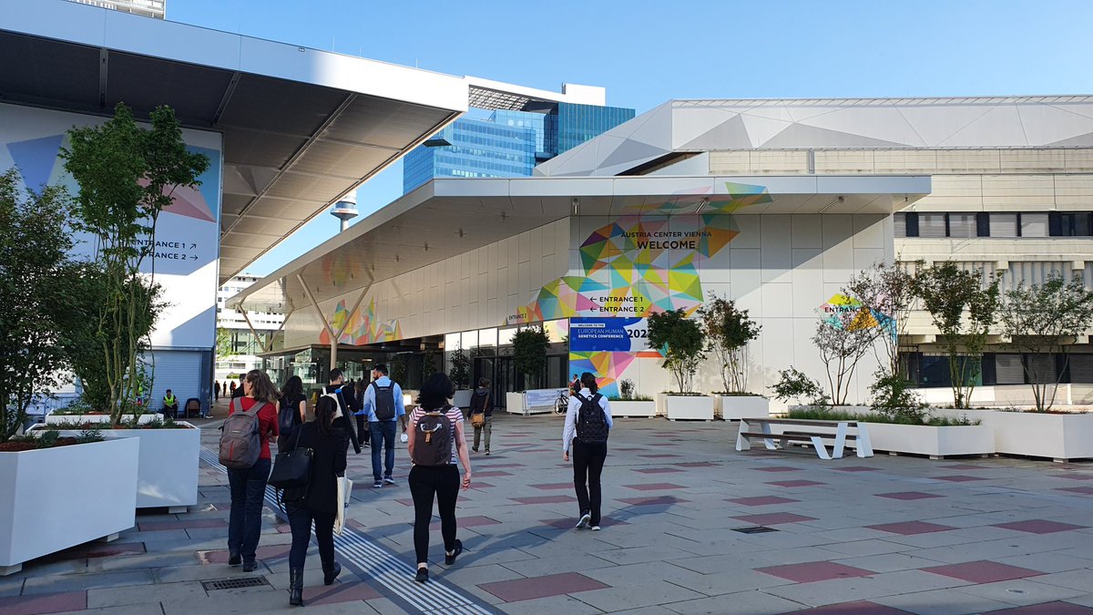 MorelVFC's tweet photo. Let's go for #ESHG2022 congress in Vienna! First session deals with new technologies and in vivo gene editing ✂️🧬 https://t.co/y6eHwI04nN