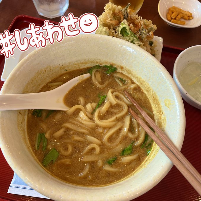 カレーうどんのtwitterイラスト検索結果