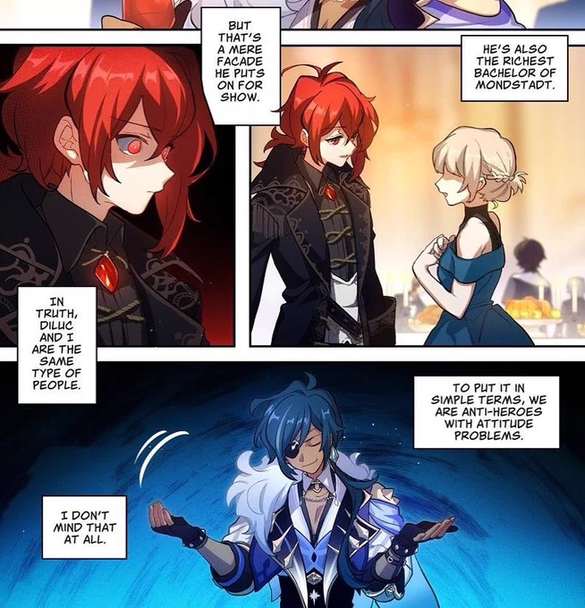 &amp; the diluc panel on the left is what I was inspired by! 