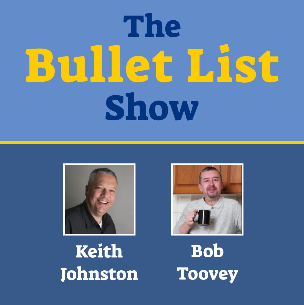 BulletListPcast's tweet photo. Come join us on Tuesday as we go live to our Facebook Group! 

Details here --> https://t.co/qXHXW8rmSK

#Podcast #FacebookLive #Tuesday https://t.co/FLVdF03GD5