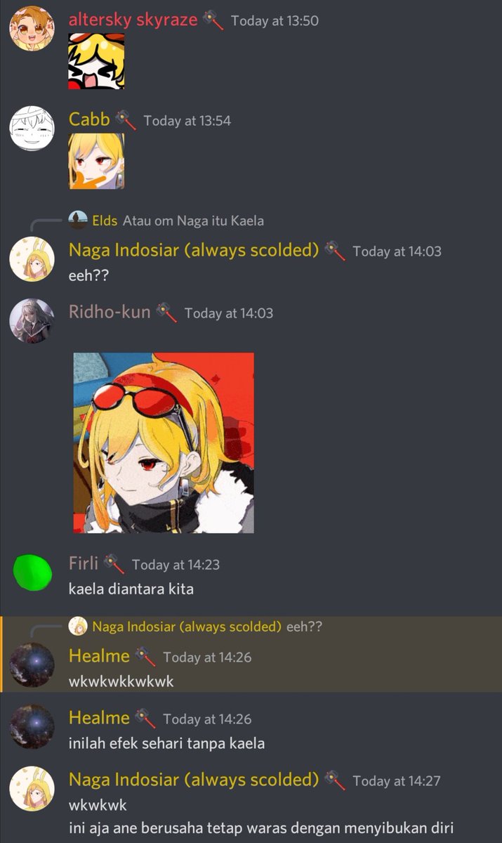 Ternyata efek internet mati bukan hanya mempengaruhi Kaela saja, tapi para Pemaloe juga terpengaruh... 

#KaelaKovalskia