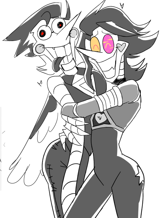 thenyanamo's tweet photo. misc doodles :3 my baby boy feat. Scamton and Mellin

@spacerace127 
@DarkTwinTeeko 

#spamton #spam_a_ton #TeamGlamo #TeamMellin #TeamScamton #DELTARUNE https://t.co/PTt7lBfgdh