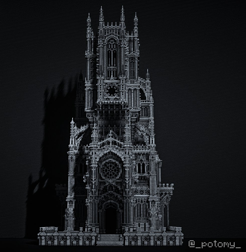 Another one without lights. #minecraft建築コミュ