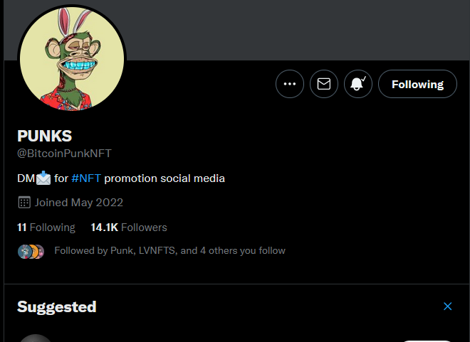 All_aboutNFT's tweet photo. @BitcoinPunkNFT @MetaNFTPunk Done 
0x481c7b06A12d88a52096A27537c2dc515f1b56D5 https://t.co/ETnUaIpxHb
