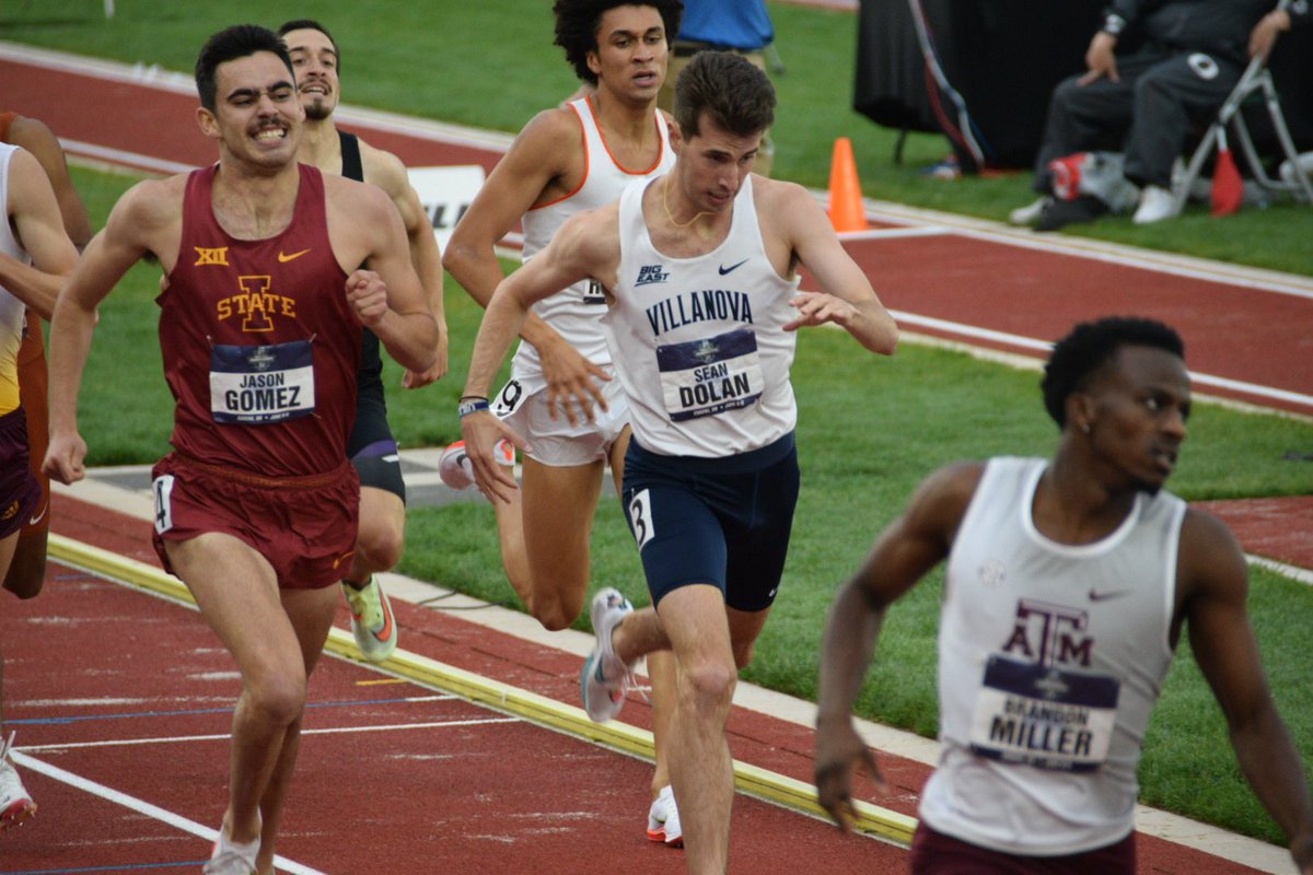 NovaTrackXC's tweet photo. A new PR and a first team All-American finish in fifth place for @seandolan__! He runs 1:46.38 in the final of the 800 meters! #NCAATF #GoNova 

Results: https://t.co/Wry4i4Tt06 https://t.co/3B7KdJeVlV