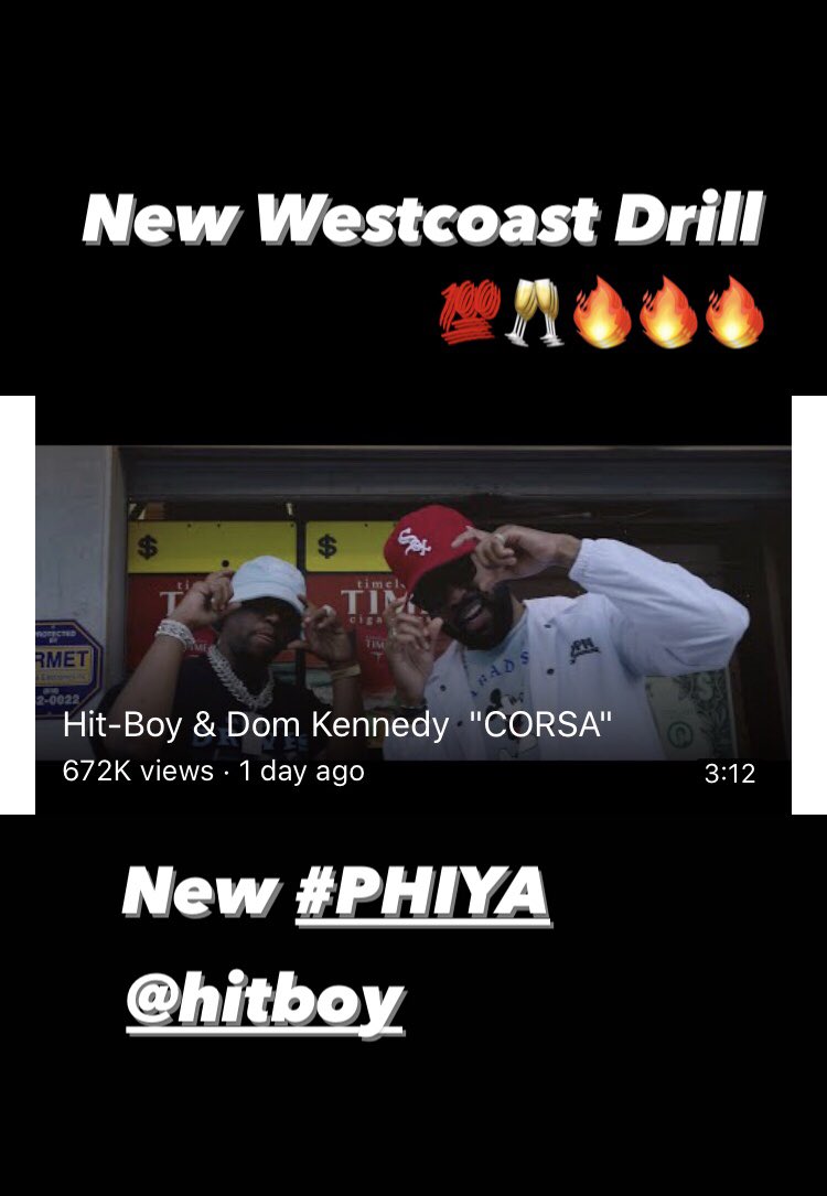 JaymoreBillz's tweet photo. #DAMN #PHIYA @Hit_Boy 💯🥂🔥🔥🔥✅ https://t.co/qSUHXrrTkm