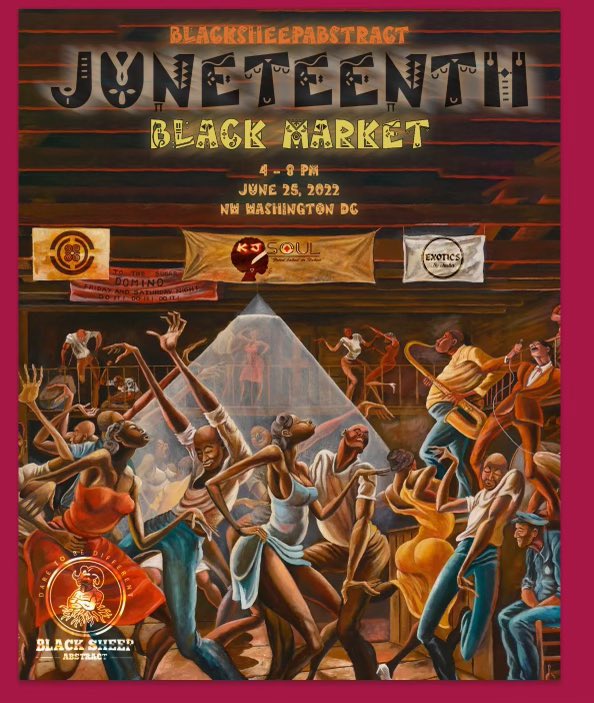 BSAbstract's tweet image. Black Sheep Abstract Presents “Black Market”, An afternoon filled with Music, Networking, Soul Food and Shopping with some of the best Black Entrepreneurs in the DMV.

- Mr. Black Sheep 🖤🐑