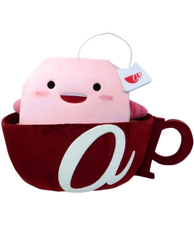 「Prettea the pretty tea bag is the mascot」|Mondo Mascotsのイラスト