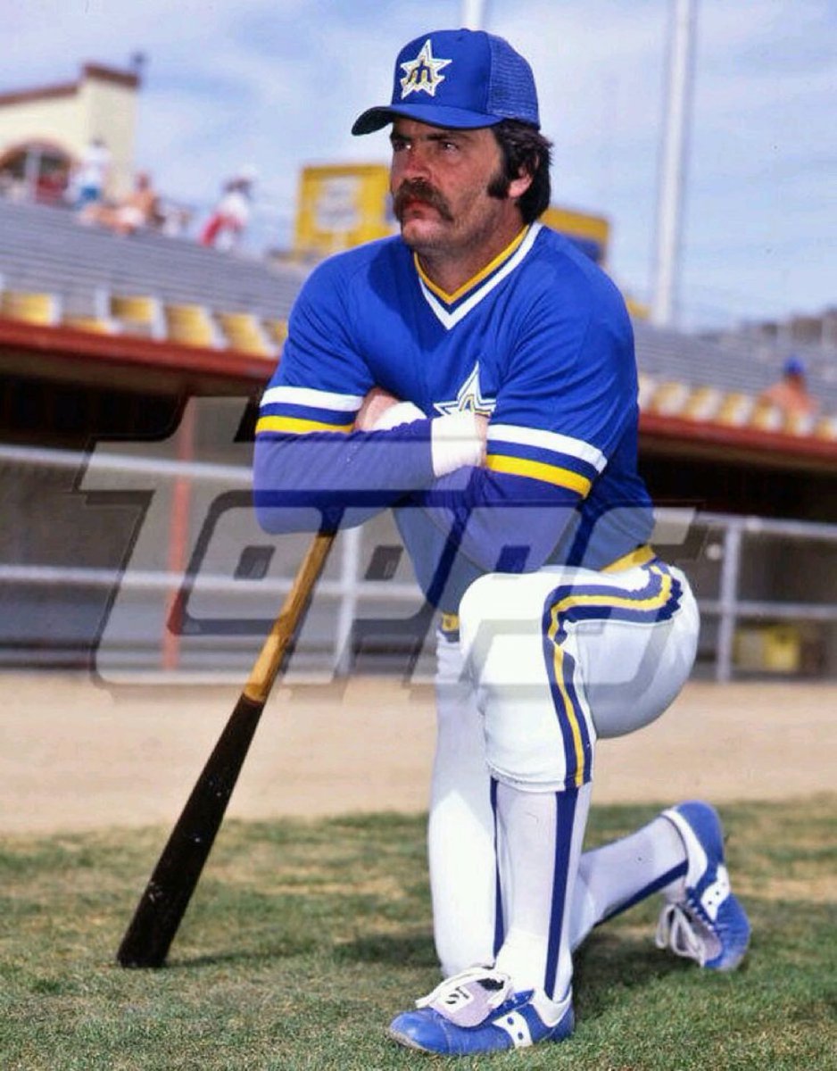 Super70sSports's tweet image. In 1988, Ron Swanson signed with the Mariners and cranked 25 homers just to prove he was man enough to do it.