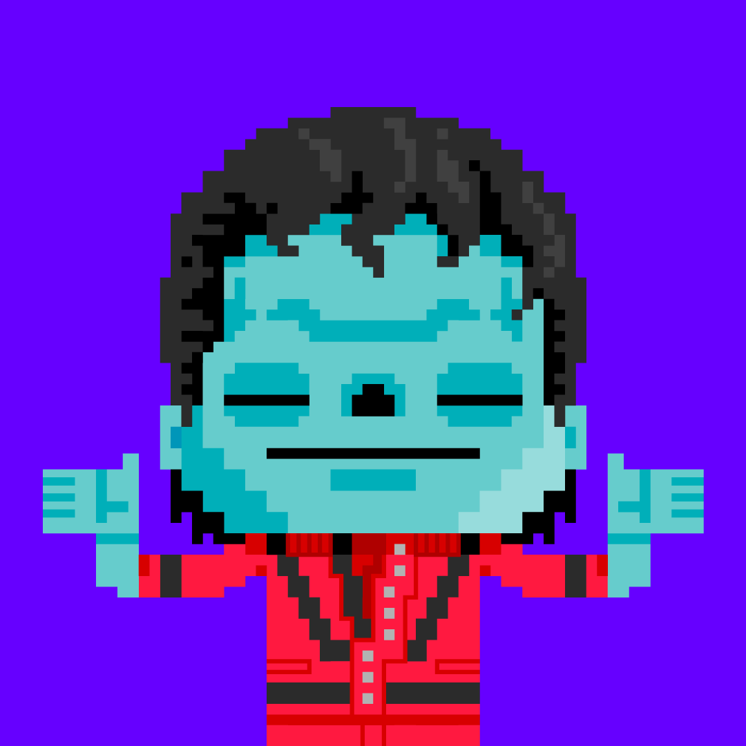 GM GM
Even the dead is coming back to party
HAPPY WEEKEND
Let's go!
-
⏱TOMORROW⏱️
#CRYPT0M3H5 DROP 0⃣0⃣9⃣
📅 12 JUNE 2022
👁️M3H5 #0090

1/1, 0.0048 WETH
opensea.io/collection/cry…
-
Follow/RT/like 
Thanks🙏
-
#NFT #PolygonNFT #NFT宣伝枠 #nftpixelart #pfpNFT #NFTCommunity