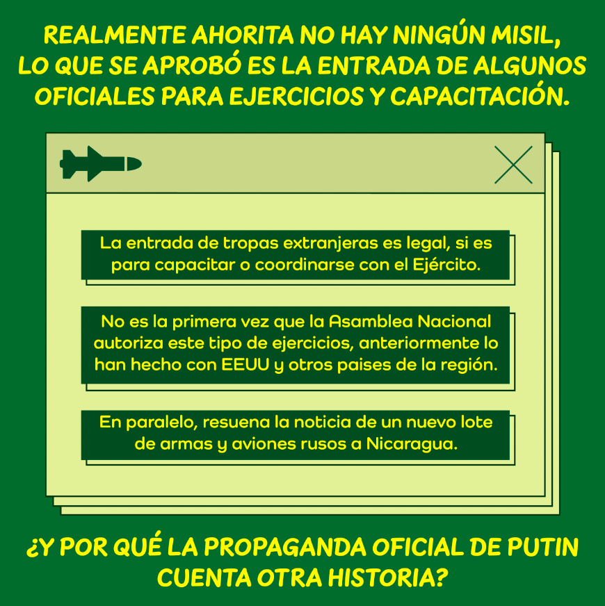 Somostuyoymia's tweet photo. Mientras los rusos usan a Nicaragua y Ortega abusa de Nicaragua, una trama geopolítica se desarrolla al costo de nuestra soberanía (y Wang Jing no tiene nada que ver).

Aquí te contamos más: https://t.co/UzZBPuCEYp