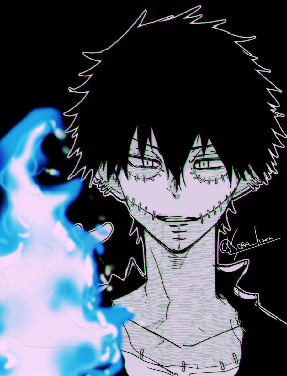 ヒロアカ 荼毘 腹 12 18西4 I73b のイラスト