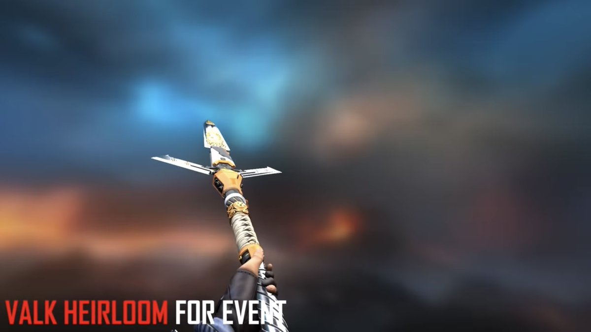 4nonymous_games's tweet photo. Finally, Valk Helroloom go on sale ‼️
ヴァルキリーのスパレジェがイベントで🎉
#Apex #ApexLegends https://t.co/LxbesV7D3p
