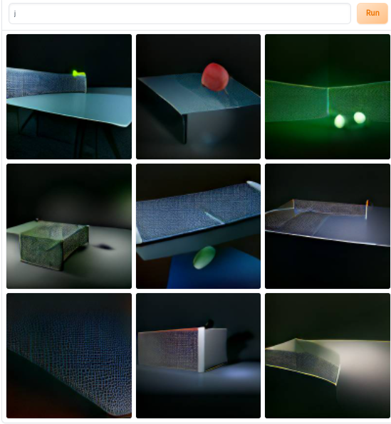 TalkingTropes's tweet photo. dall-e mini (2022)
"realistic pong" https://t.co/a28E9SJoWC