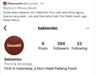 rachmatku's tweet photo. its nota bout rendang its about padang non halal. https://t.co/nVZixQxbFA