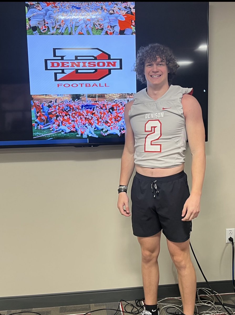 Jameson Rossler (@jayrossler) on Twitter photo After a great conversation with <a href="/coachhatem/">Jack Hatem</a> I am blessed to receive my 2nd offer from Denison University!
<a href="/imaz77/">Ian Formaz</a> <a href="/DUFootball/">Denison Football</a> <a href="/CoachBart11/">Wade Bartholomew</a> <a href="/OHSBravesFB/">Olentangy Braves FB</a> <a href="/BravesStrength/">Olentangy Braves S&C</a> After a great conversation with <a href="/coachhatem/">Jack Hatem</a> I am blessed to receive my 2nd offer from Denison University!
<a href="/imaz77/">Ian Formaz</a> <a href="/DUFootball/">Denison Football</a> <a href="/CoachBart11/">Wade Bartholomew</a> <a href="/OHSBravesFB/">Olentangy Braves FB</a> <a href="/BravesStrength/">Olentangy Braves S&C</a>