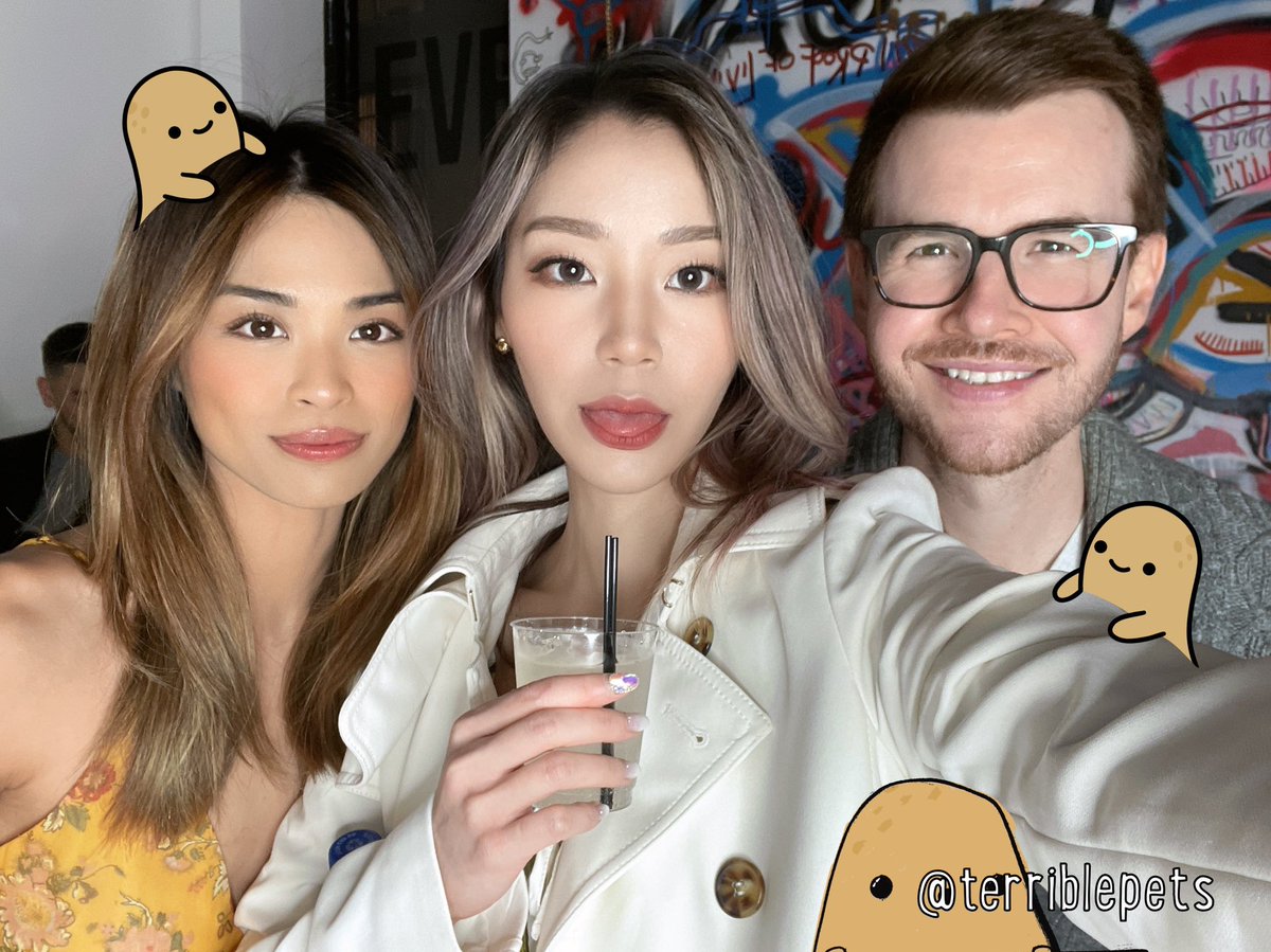 <a href="/terriblepets/">Nimbu Cat 🦁</a> we out here with the tots 🥔 <a href="/NFTeeStarr/">(α) Tiyah</a>