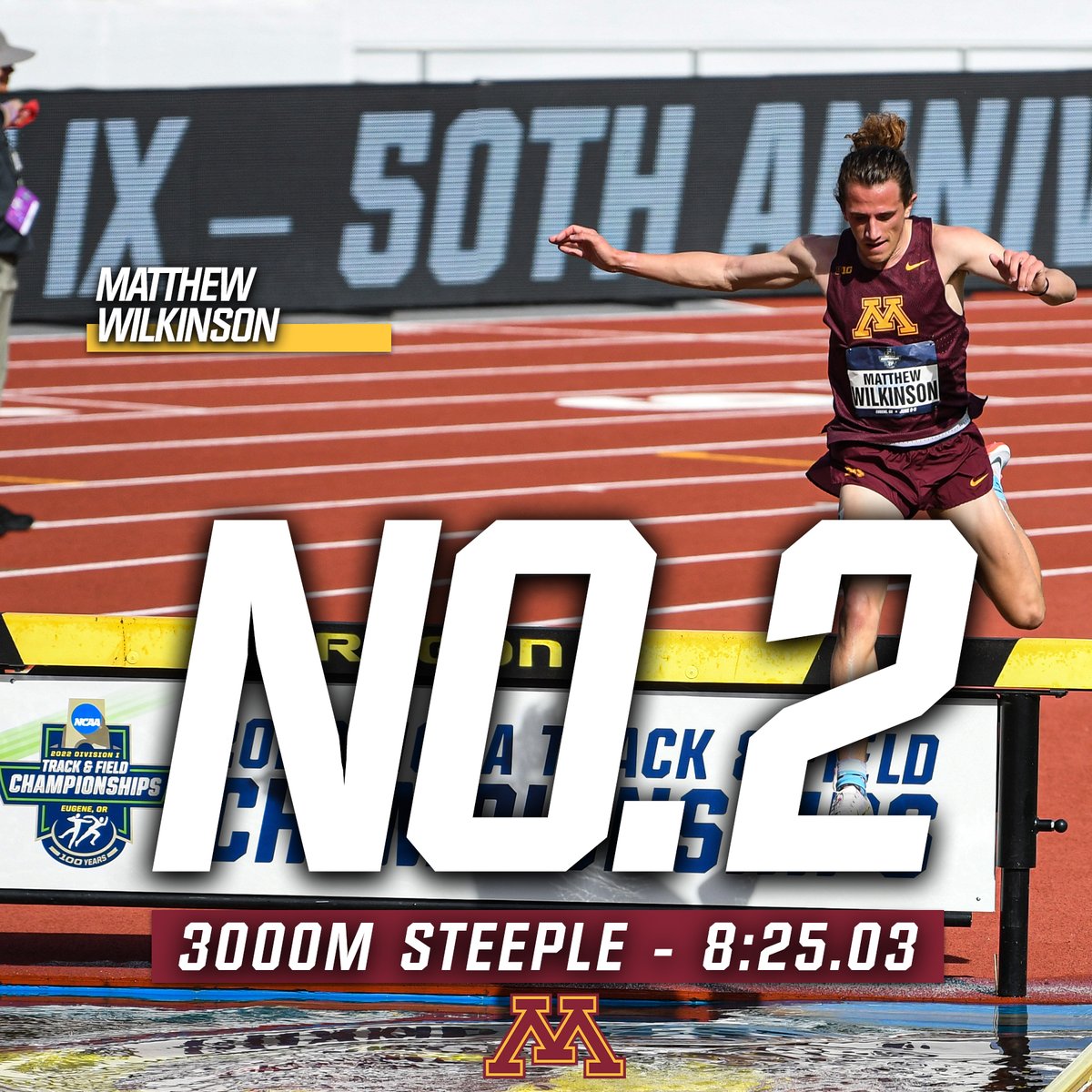 A ✨MAGICAL✨ year for Matt Wilkinson:

- 2nd-fastest steeple time in program history (passed 2018 NCAA Champion Obsa Ali)
- #ncaaTF First Team All-American
- NCAA West Regional Champ
- Dropped 19 seconds off his lifetime-best in the steeple in one season
