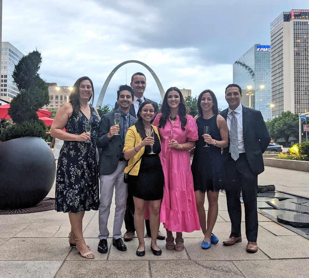 Amber Deptola MD (@amberdeptola) on Twitter photo Welcomed these stellar graduating pgy3s into chief residency tonight @WashUIMRes! Pictured here with our amazing PD <a href="/dcoscomd/">Dominique Cosco</a> in front of the #STL arch Welcomed these stellar graduating pgy3s into chief residency tonight @WashUIMRes! Pictured here with our amazing PD <a href="/dcoscomd/">Dominique Cosco</a> in front of the #STL arch